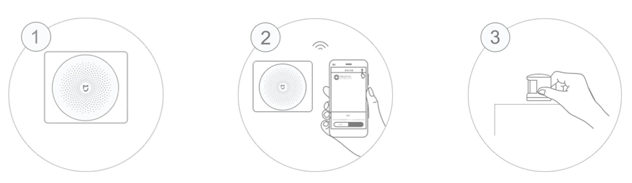 Комплект сенсоров умного дома Xiaomi Mi Smart Sensor Set Kit International Version EU