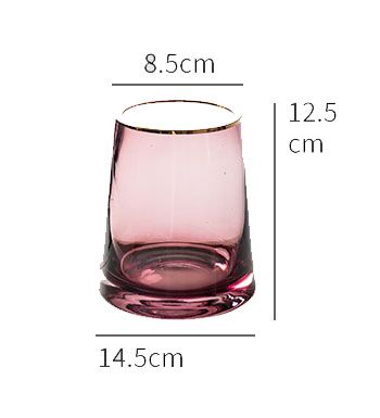 Ваза Yuihome Decor Colorful Simple Glass Flower 850mm.*1250mm.*1450mm. (Pink/Розовый) - 2