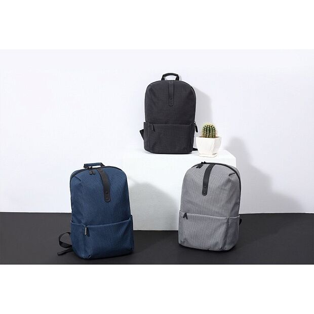 Рюкзак Xiaomi College Casual Shoulder Bag (Gray/Серый) - 4