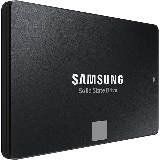 Твердотельный накопитель Samsung SSD 870 EVO, 2000GB, 2.5 7mm, SATA3, 3-bit MLC, R/W 560/530MB/s, IOPs 98 000/88 000, DRAM buffer 2048MB, TBW 1200, - 4
