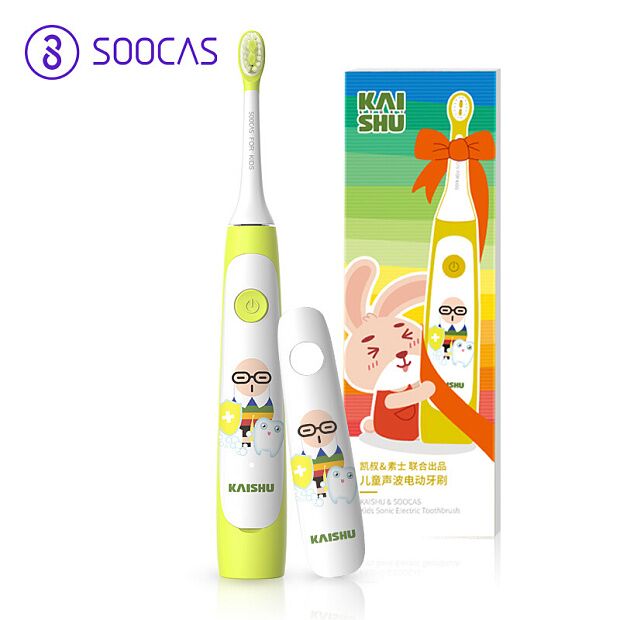 Электрическая детская зубная щетка Soocas C1 (Yellow/Желтый) - 2