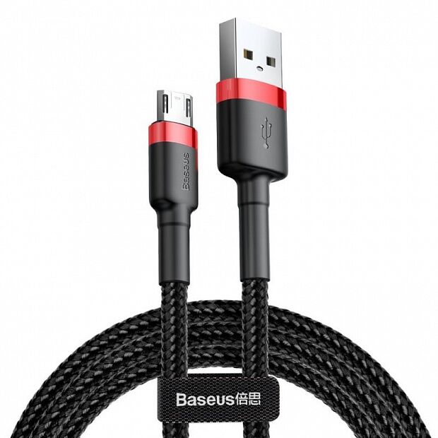Кабель Baseus Cafule Cable USB For Micro 2A 3m CAMKLF-H91 (Black/Черный) 