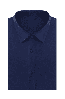 Xiaomi Matchu Code Custom High Elastic Modal Cotton Knit Shirt (Blue) - 2