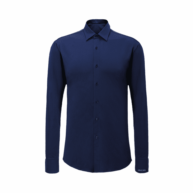 Xiaomi Matchu Code Custom High Elastic Modal Cotton Knit Shirt (Blue) - 1