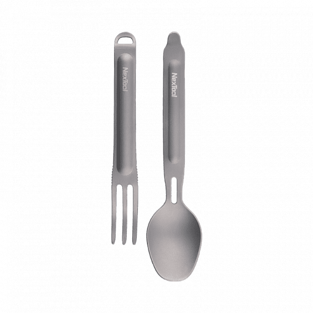 Xiaomi Nextool Outdoor Titanium Fork Spoon (Silver) 